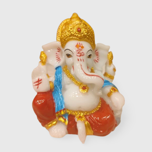 Golden Mukut Ganesha